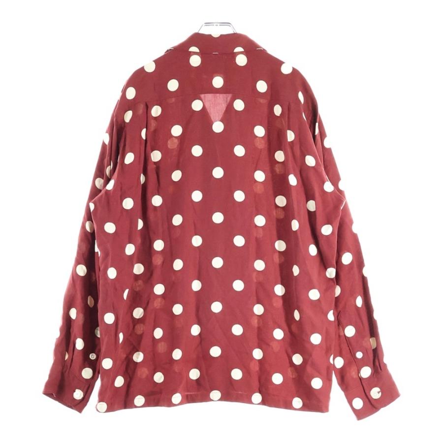 WACKO MARIA（ワコマリア） 23SS DOTS HAWAIIAN SHIRT L/S ドット柄 胸