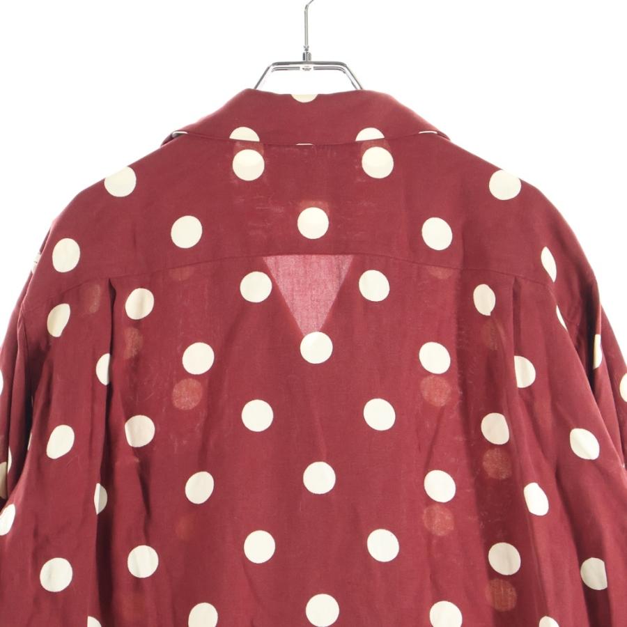 WACKO MARIA（ワコマリア） 23SS DOTS HAWAIIAN SHIRT L/S ドット柄 胸