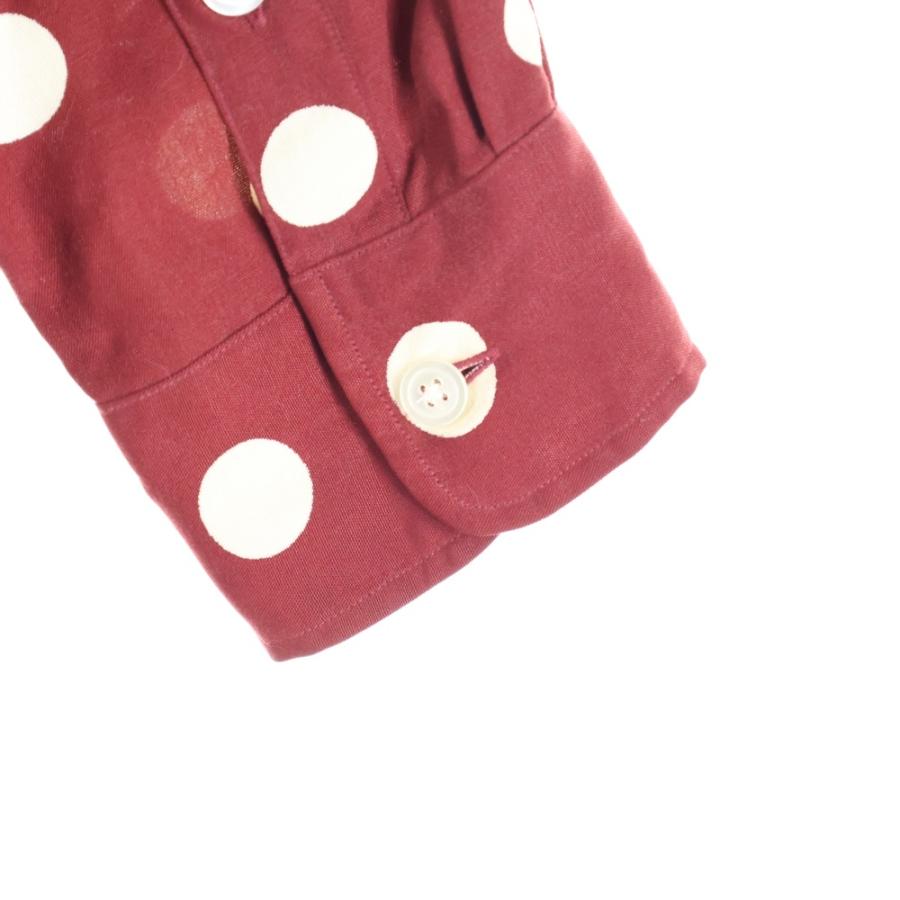 WACKO MARIA（ワコマリア） 23SS DOTS HAWAIIAN SHIRT L/S ドット柄 胸