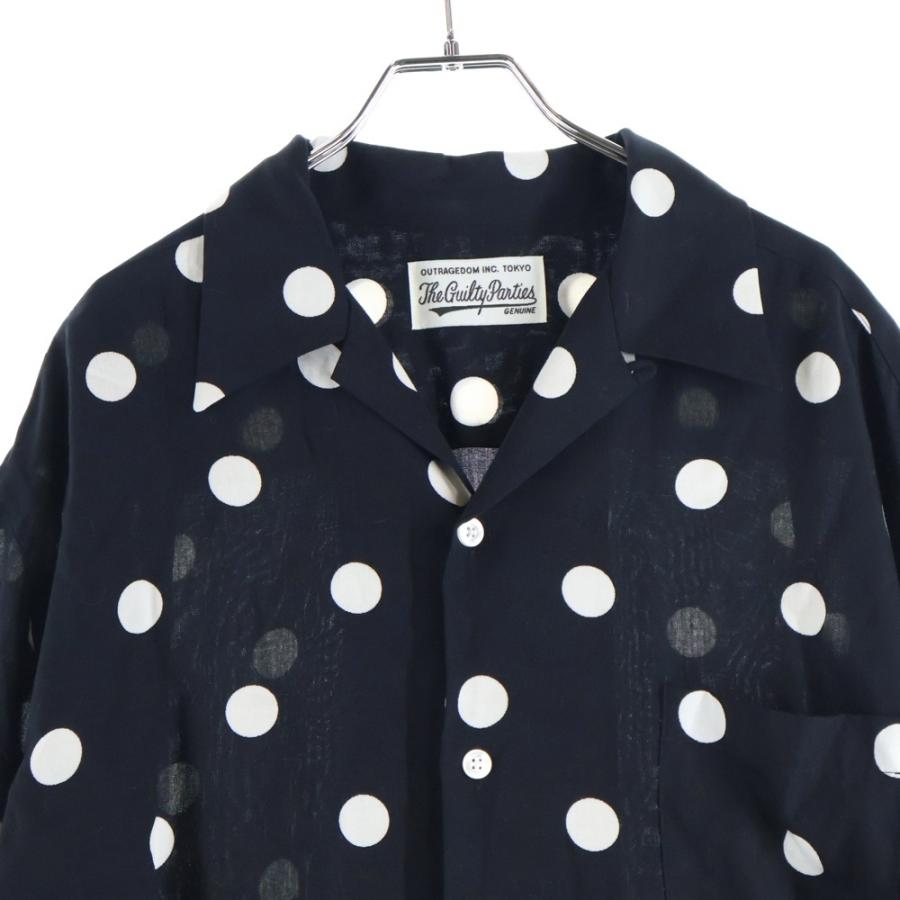 WACKO MARIA（ワコマリア） 20SS DOTS HAWAIIAN SHIRT L/S ドット柄 胸