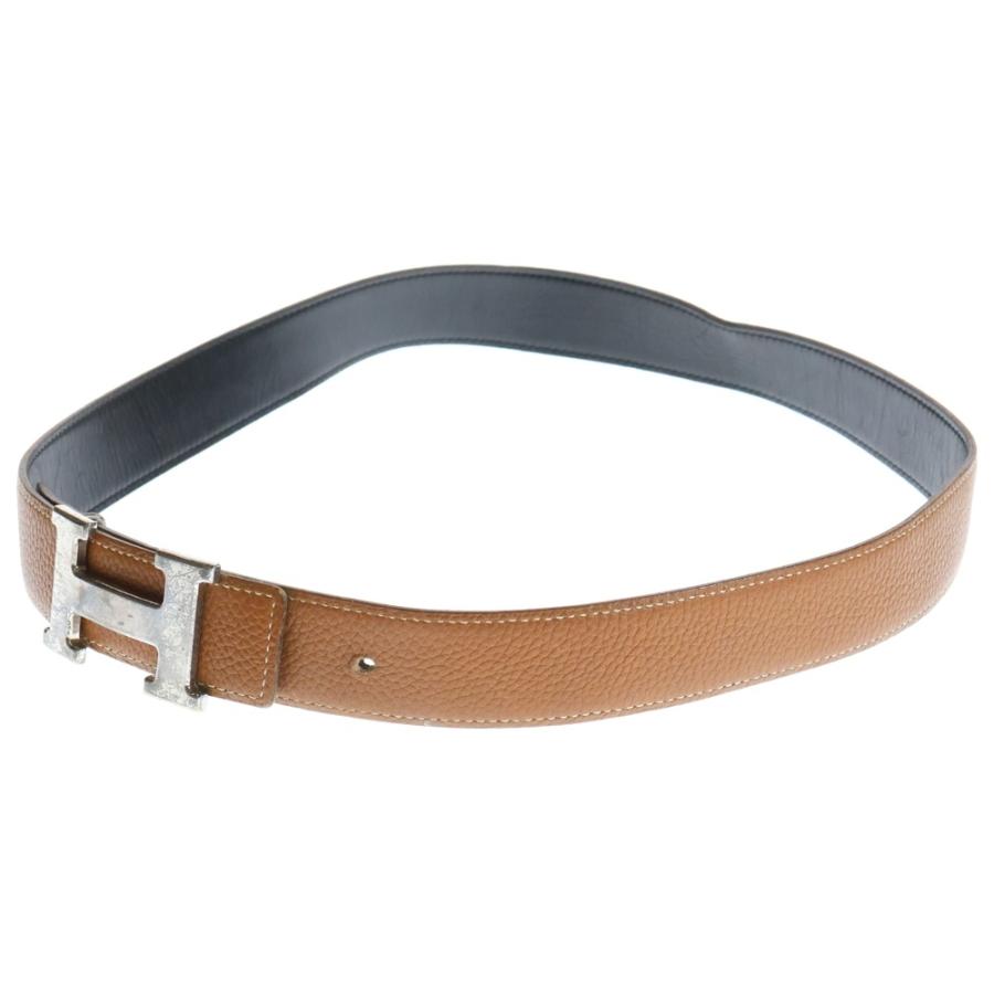 HERMES エルメス コンスタンス リバーシブル レザー ベルト ゴールド金具 HERMES エルメス コンスタンス リバーシブル レザー ベルト ゴールド金具