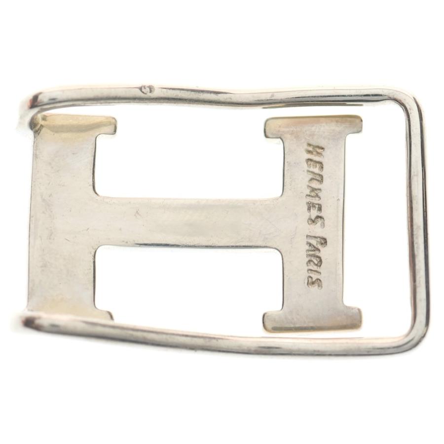 【極美品】エルメス マネークリップ コンスタンス Hロゴ シルバー 925 HERMES（エルメス） コンスタンス Hロゴ マネークリップ シルバー