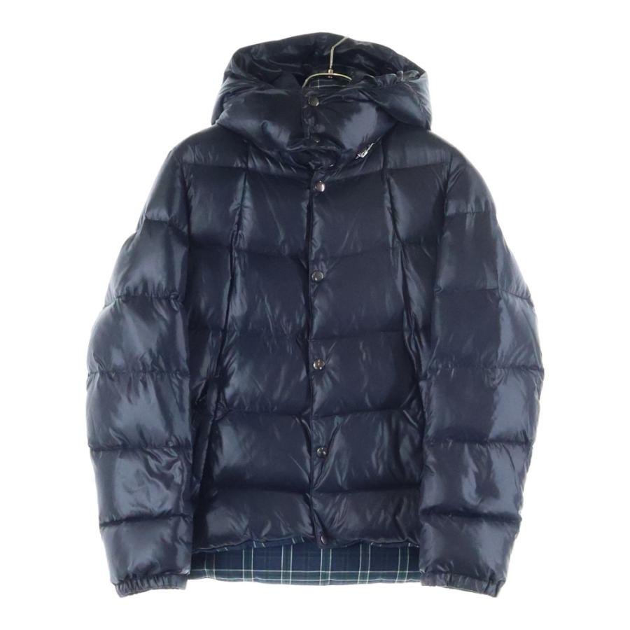 NO BRAND ノーブランド SLICK スリック 裏チェック柄 フーデッドダウン 