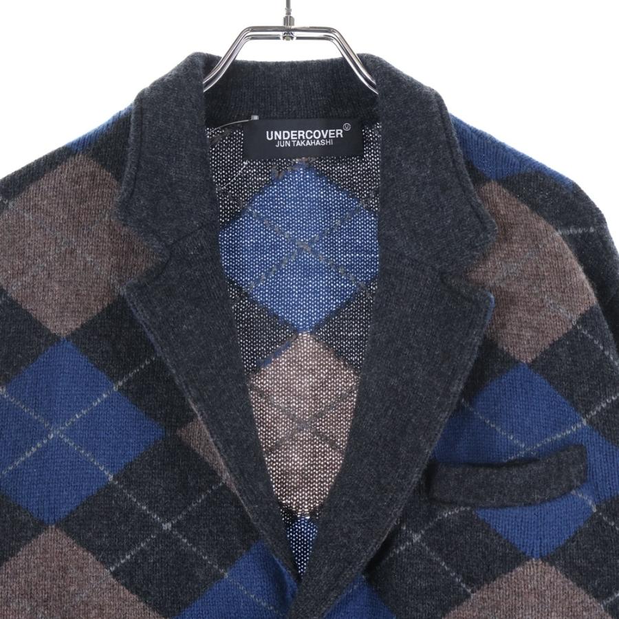 UNDERCOVER（アンダーカバー） 21AW CA INTARSIA ARGYLE KNIT JKT