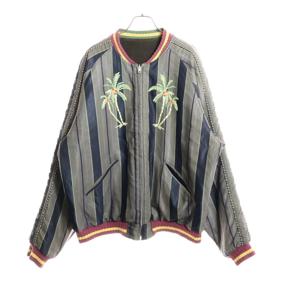 KAPITAL（キャピタル） ストライプ リバーシブル スーベニア ボンバー