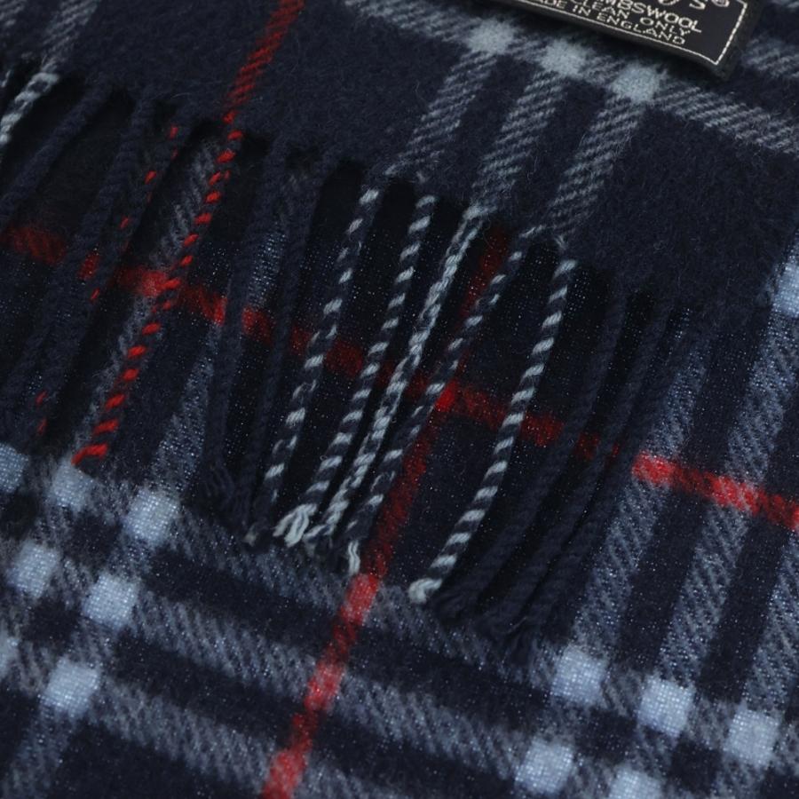 BURBERRY（バーバリー） ノヴァチェック ウール フリンジマフラー