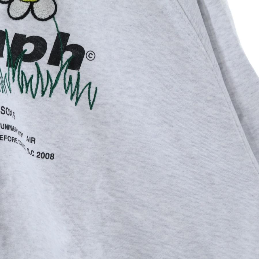 Paragraph（パラグラフ） FLOWER LOGO SWEATSHIRT フラワー ロゴ