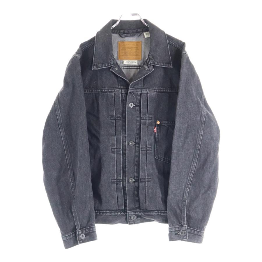 Levi's TYPE 1 トラッカー ジャケット ストーンウォッシュ 黒 TYPE I トラッカージャケット ブラック STONEWASH(L ブラック