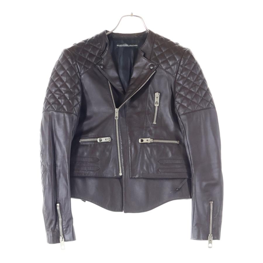 BALENCIAGA バレンシアガ　ダブルライダース 革ジャン　クロップド丈 BALENCIAGA バレンシアガ ダブルライダース 革ジャン クロップド丈