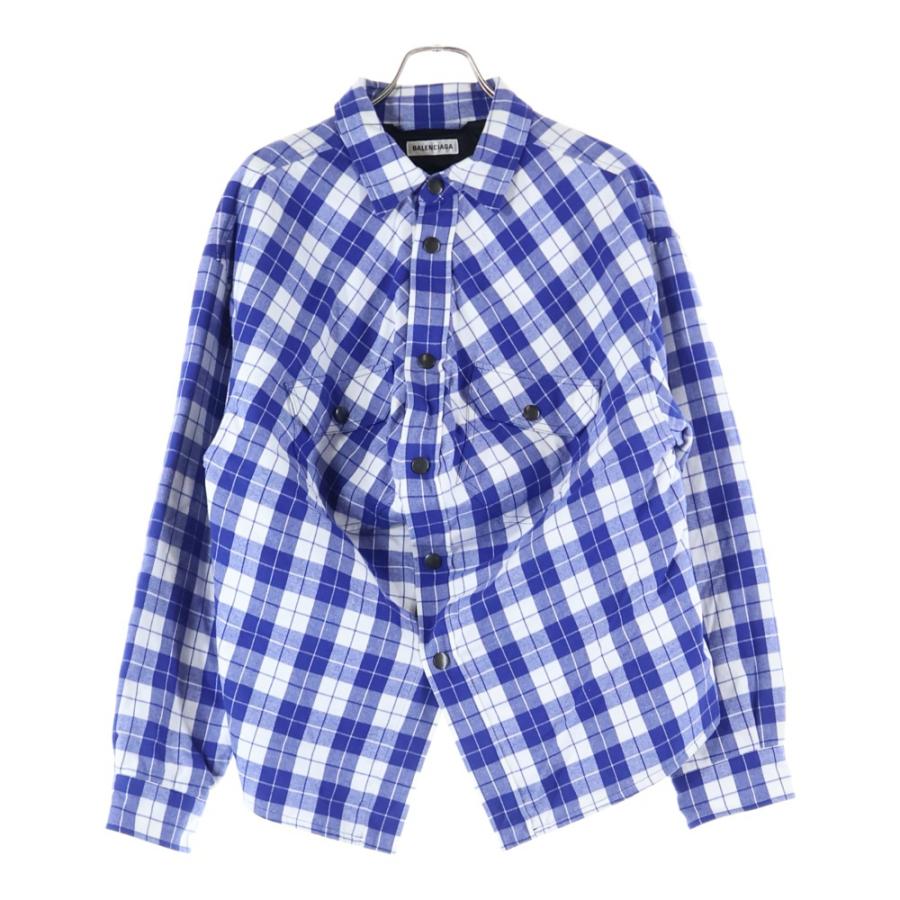 BALENCIAGA（バレンシアガ） 20AW 裏地キルティング チェックシャツ