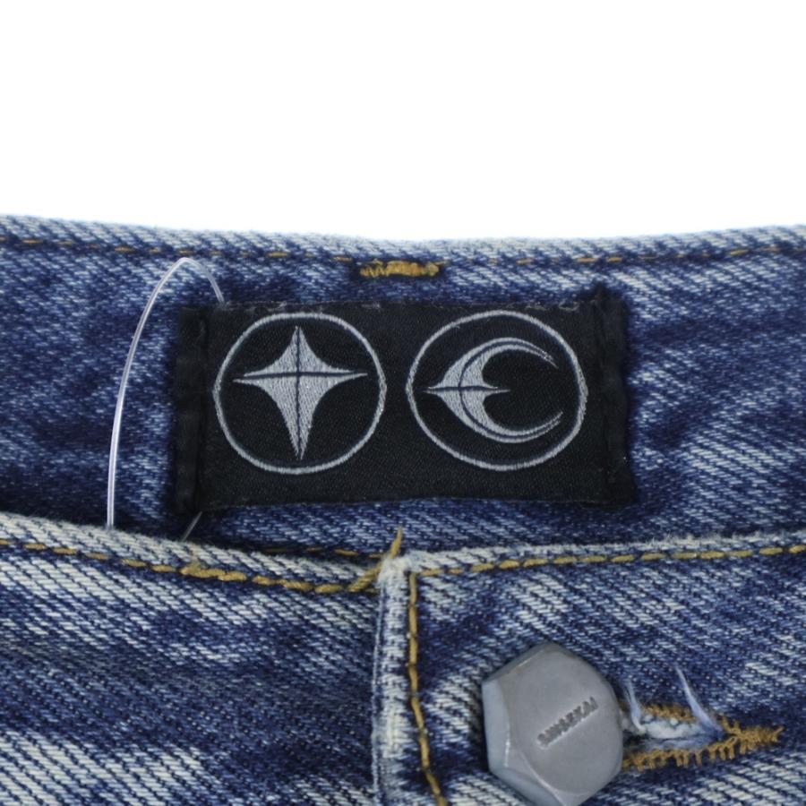 THUG CLUB サグクラブ DOUBLE KNEE DAMAGE SHORTS ダブルニー ダメージ 