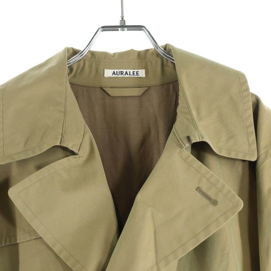 [サンプルジャンク品] AURALEE ベージュ トレンチコート Auralee トレンチコート | ニュートラル | FARFETCH JP