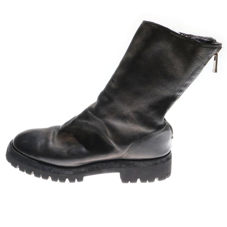 GUIDI（グイディ） Back Zip Boots バックジップ ハイカット レザー