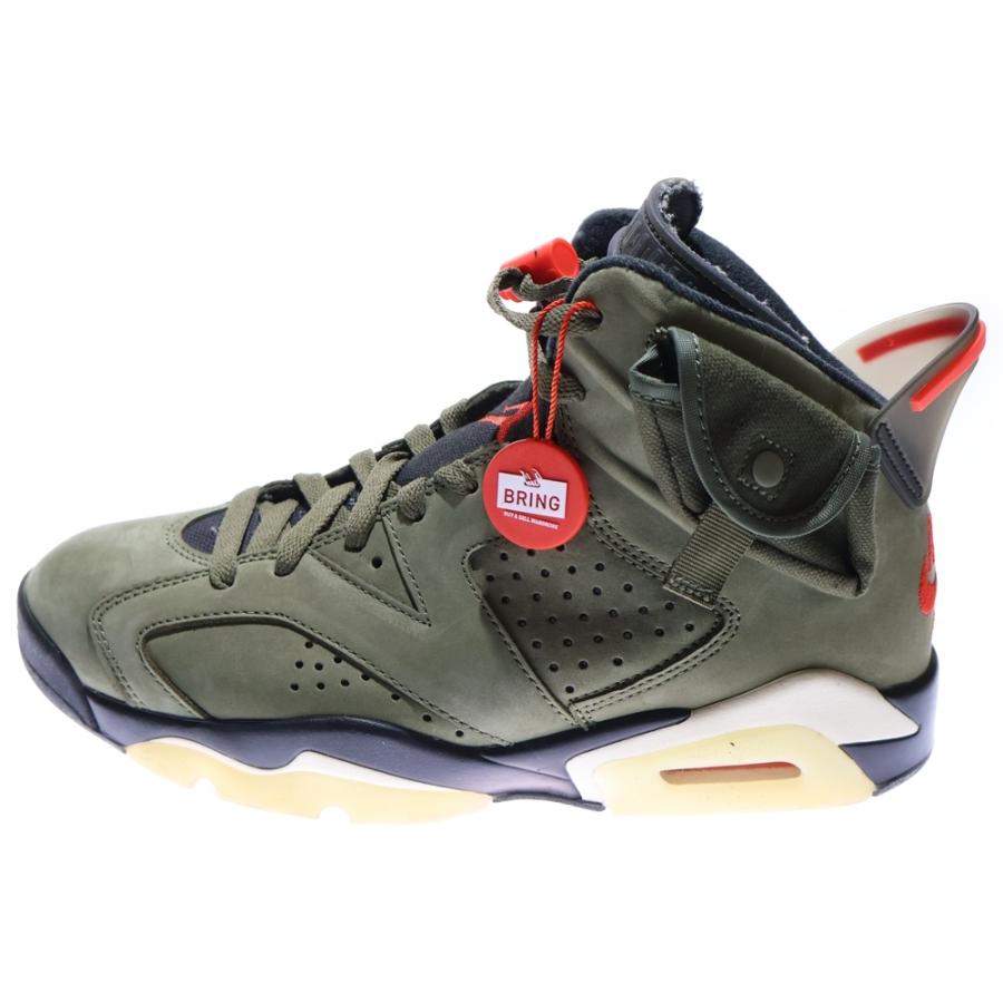 トラヴィススコット エアジョーダン6 レトロ ハイカットスニーカー Travis Scott × Nike Air Jordan 6 Retro 