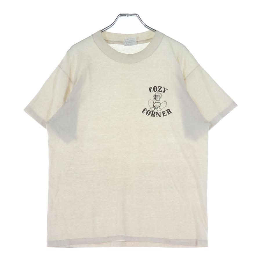 ヴィンテージ 80S VINTAGE COZY CORNER HANES USA製 フロントプリント