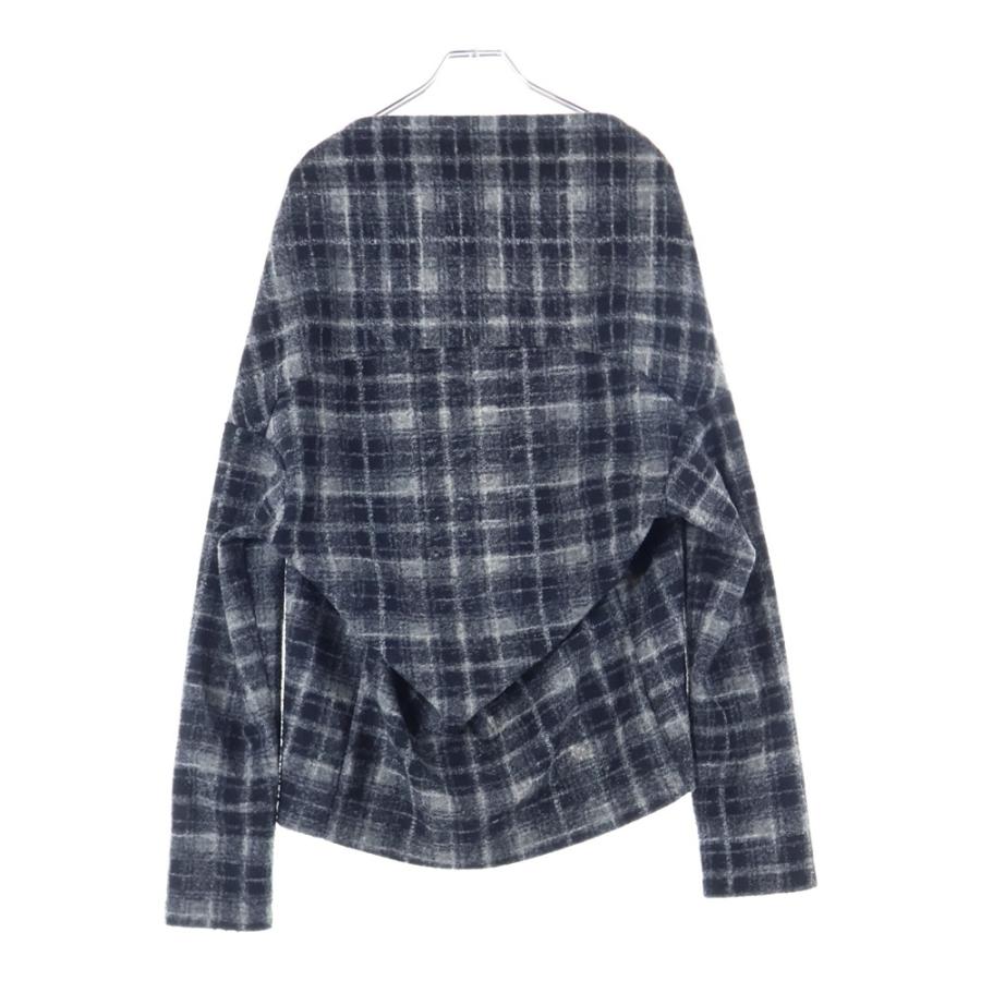Yohji Yamamoto（ヨウジヤマモト） 22AW チェック ウール ニット