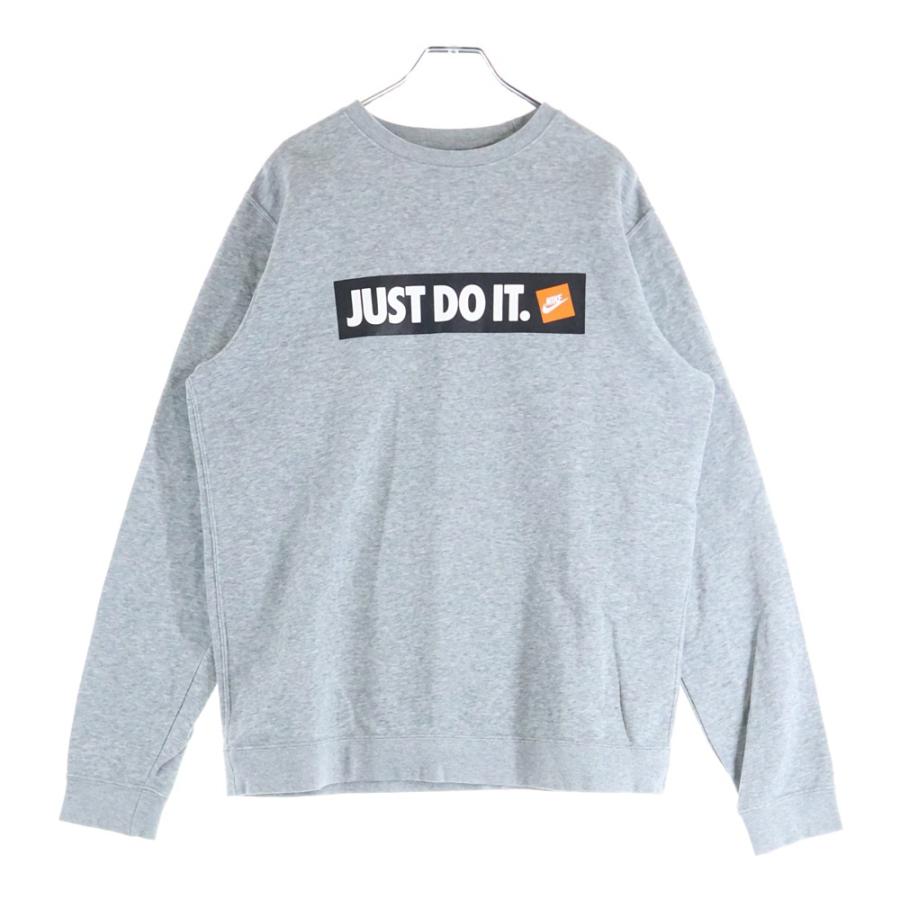 NIKE ナイキ　"JUST DO IT" ロゴ　裏起毛 スウェット　トレーナー ナイキ NIKE JUST DO IT ロゴ スウェット - メルカリ