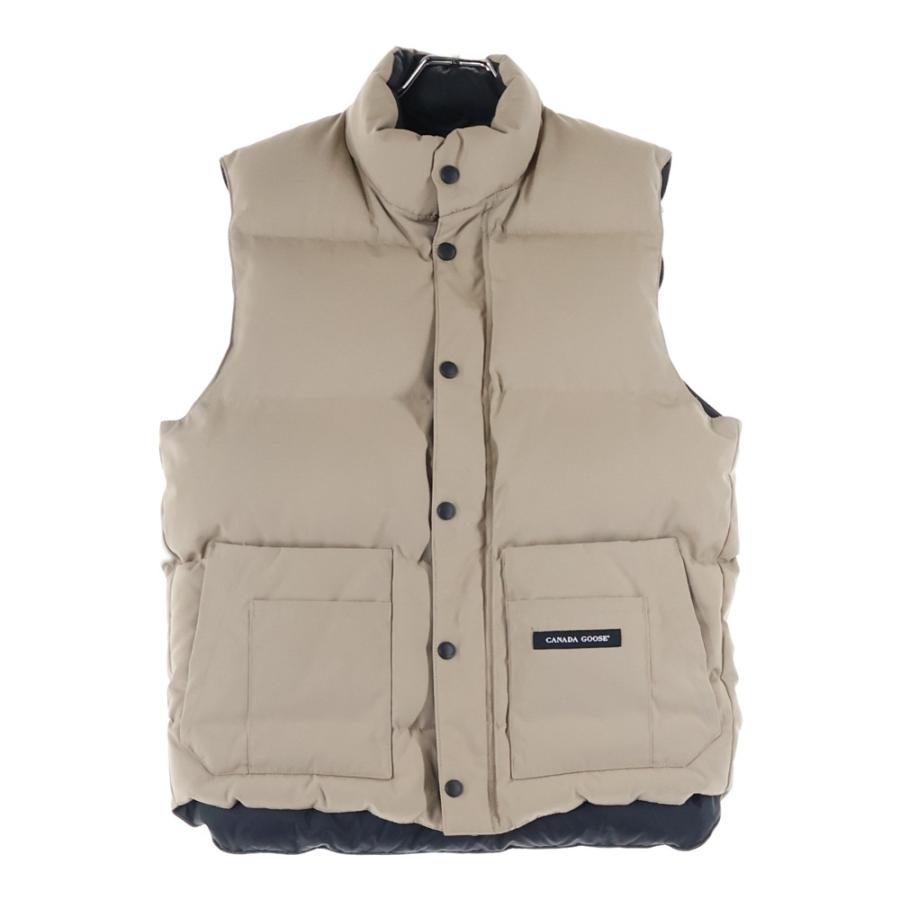 美品 カナダグース ダウンベスト ベージュ サザビー CANADA GOOSE（カナダグース） Windsor Vest ウィンザー ダウンベスト