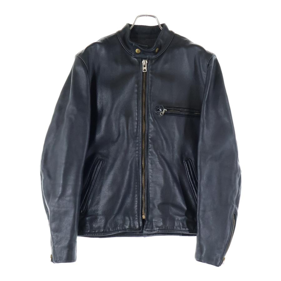 【希少美品】VANSON バンソン モデルB サイズ42 VANSON（バンソン） VANSON MODEL B シングル ライダース ブラック