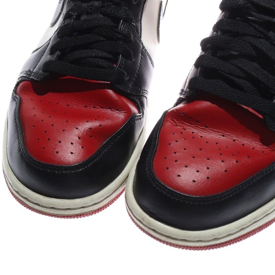 NIKE（ナイキ） AIR JORDAN 1 LOW BRED TOE エアジョーダン ブレッド