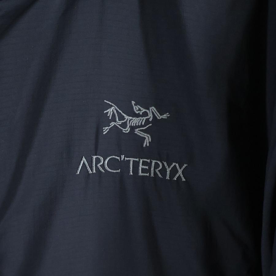 ARC'TERYX アークテリクス ATOM LT HOODY アトム 胸ロゴデザイン ジップアップ フーデッド ダウンジャケット ブラック 1750-2353 ARC'TERYX（アークテリクス） ATOM LT HOODY アトム 胸ロゴデザイン