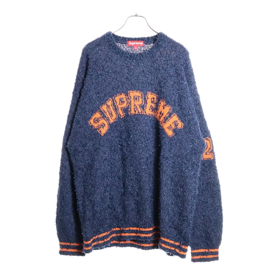 【激レア】SUPREME シュプリーム　ニット　セーター　完売モデル　総柄　刺繍 激レア】SUPREME シュプリーム ニット セーター 完売モデル 総柄 刺繍