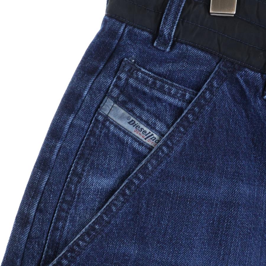 DIESEL（ディーゼル） JP-D-ANDRE-SHORT-S レイヤード加工 デニム