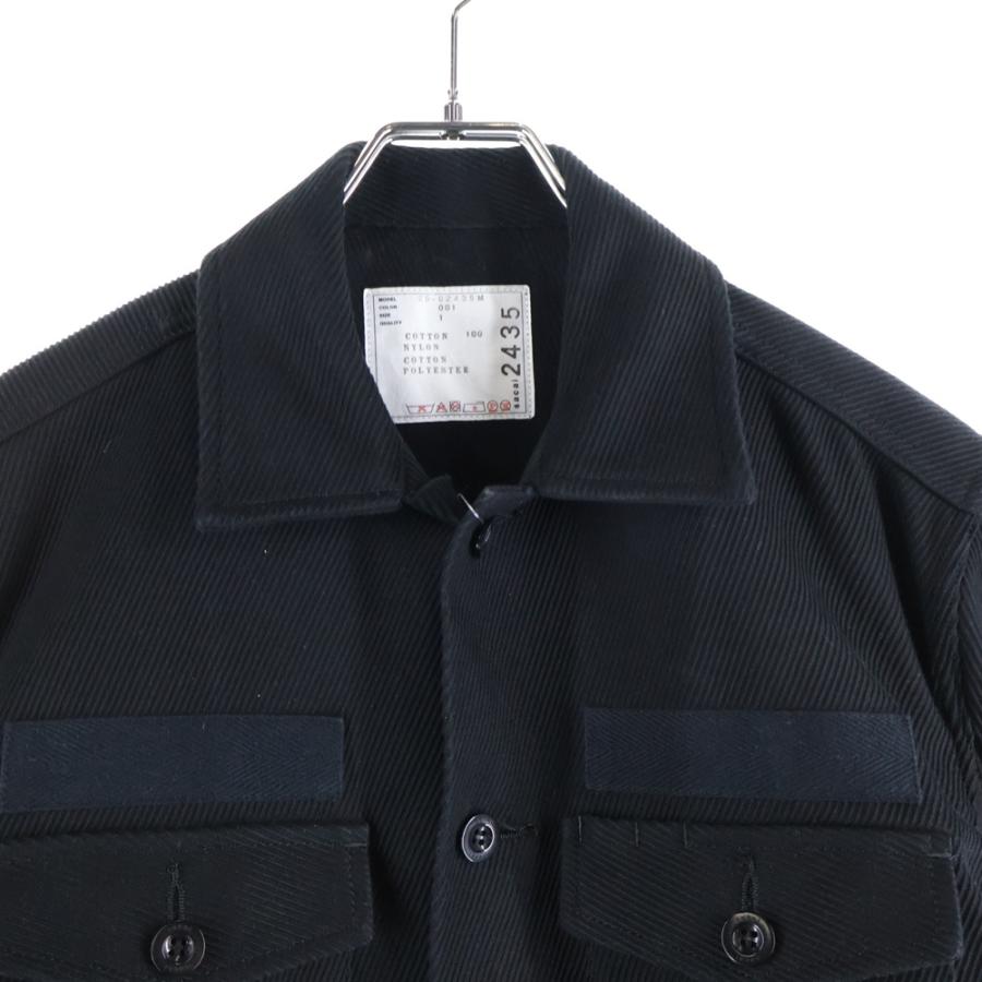 Sacai 20AW コントラストディティールスリーブドッキングブルゾン 中古・古着通販】sacai (サカイ) 20AW Contrast detail sleeve docking