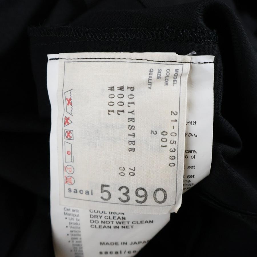 sacai（サカイ） 21SS Suiting Pullover スーチング プルオーバー 半袖