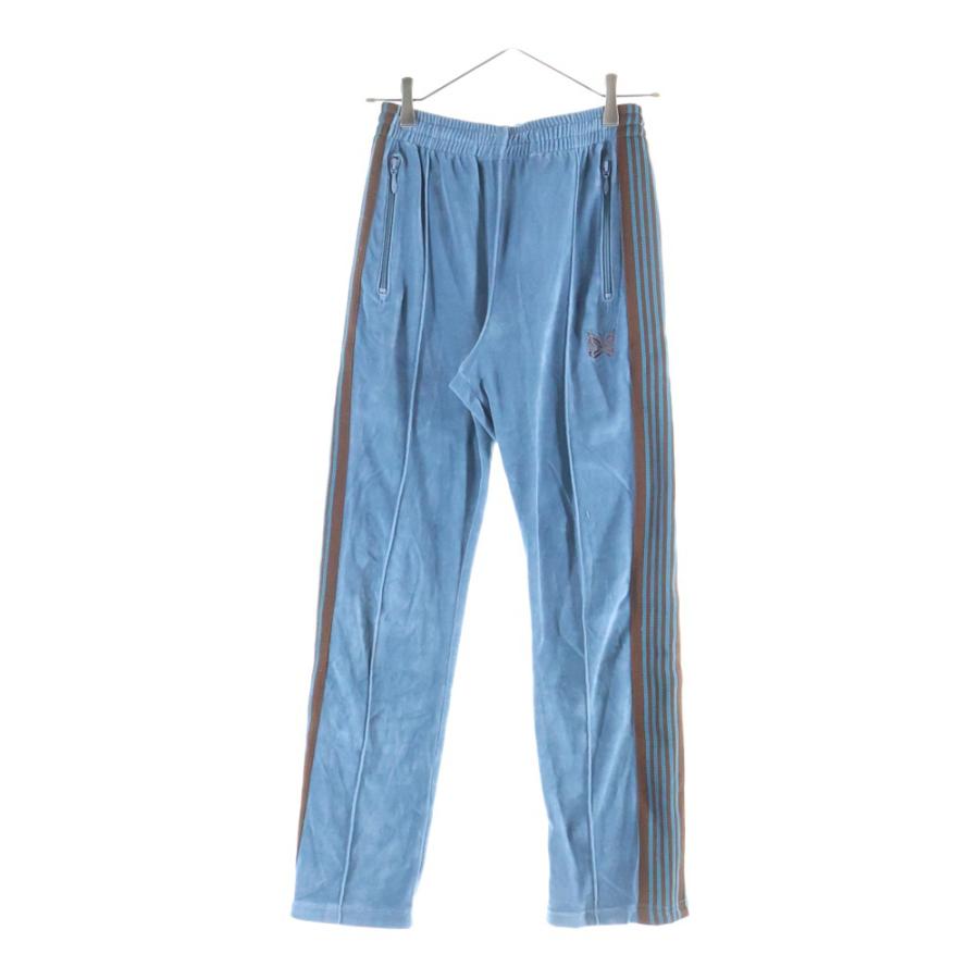 Needles（ニードルス） 23SS Narrow Track Pants ロゴ刺繍 ベロア