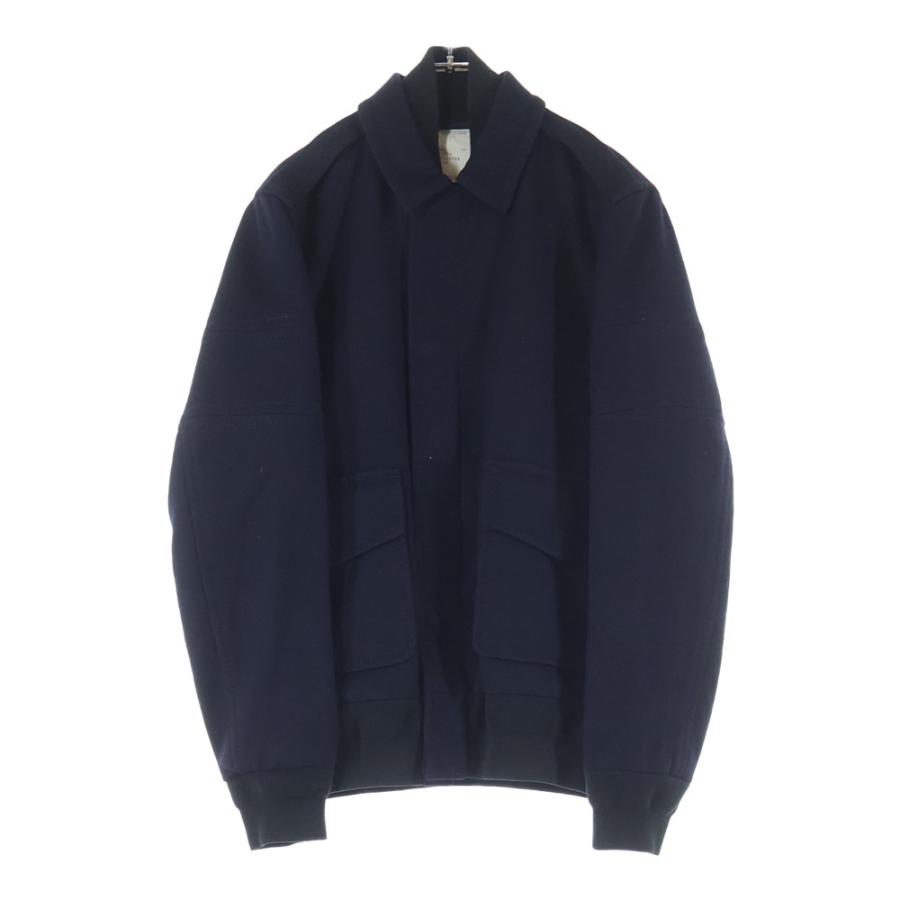 sacai（サカイ） 16AW メルトン A-2 フライトジャケット ネイビー 16