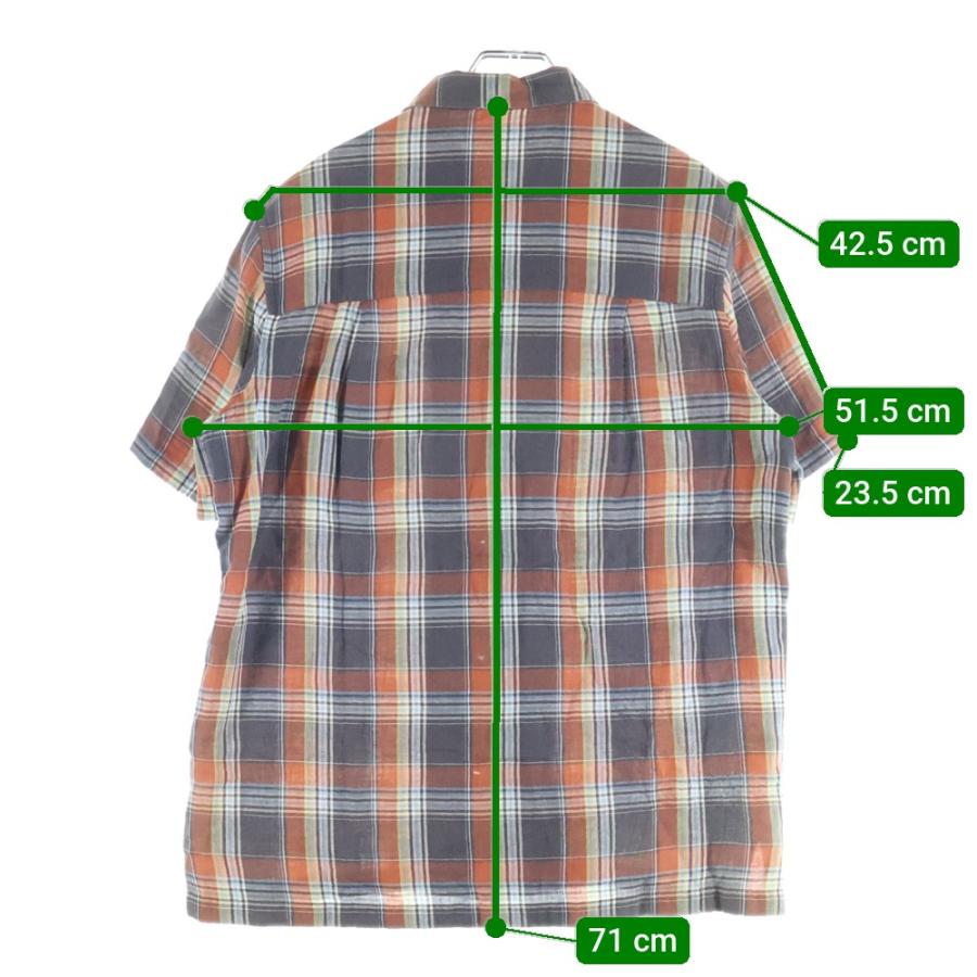 saint laurent paris 16ss シャツ SAINT LAURENT PARIS サンローランパリ 16SS チェック柄 ショート