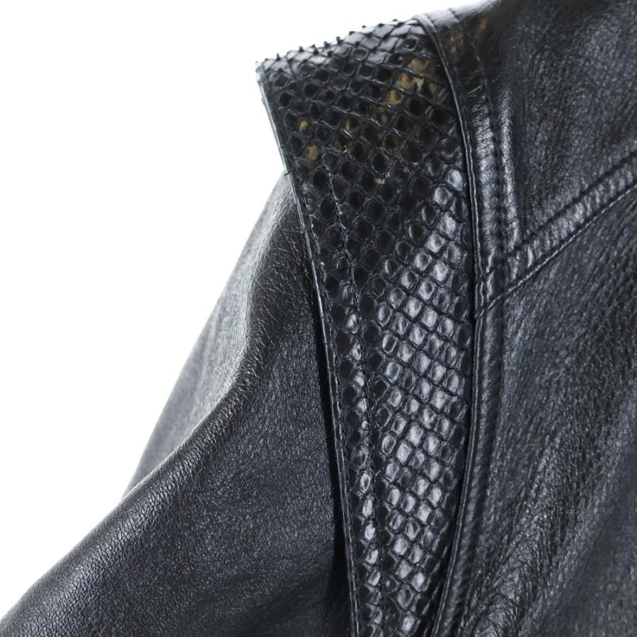 CELINE（セリーヌ） 19SS Snakeskin Patchwork Lambskin Leather
