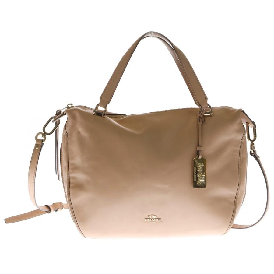 COACH（コーチ） ロゴプレート 2WAY レザーショルダーバッグ