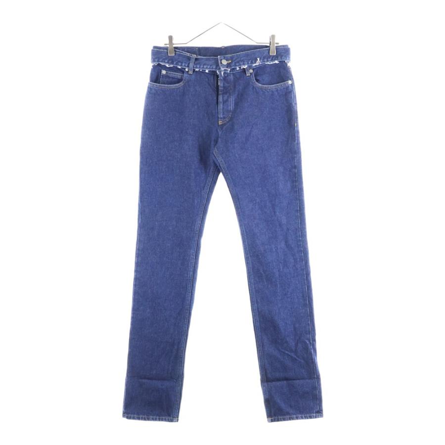 美品/マルジェラ　インディゴブルー ストレートデニム Maison Margiela（メゾンマルジェラ） マルチポケット アジャスター