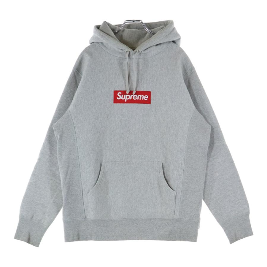 2023年 シュプリーム ボックスロゴ フードスウェット パーカー グレー XL Supreme Box Logo Hooded Sweatshirt Ash Grey Large Camo