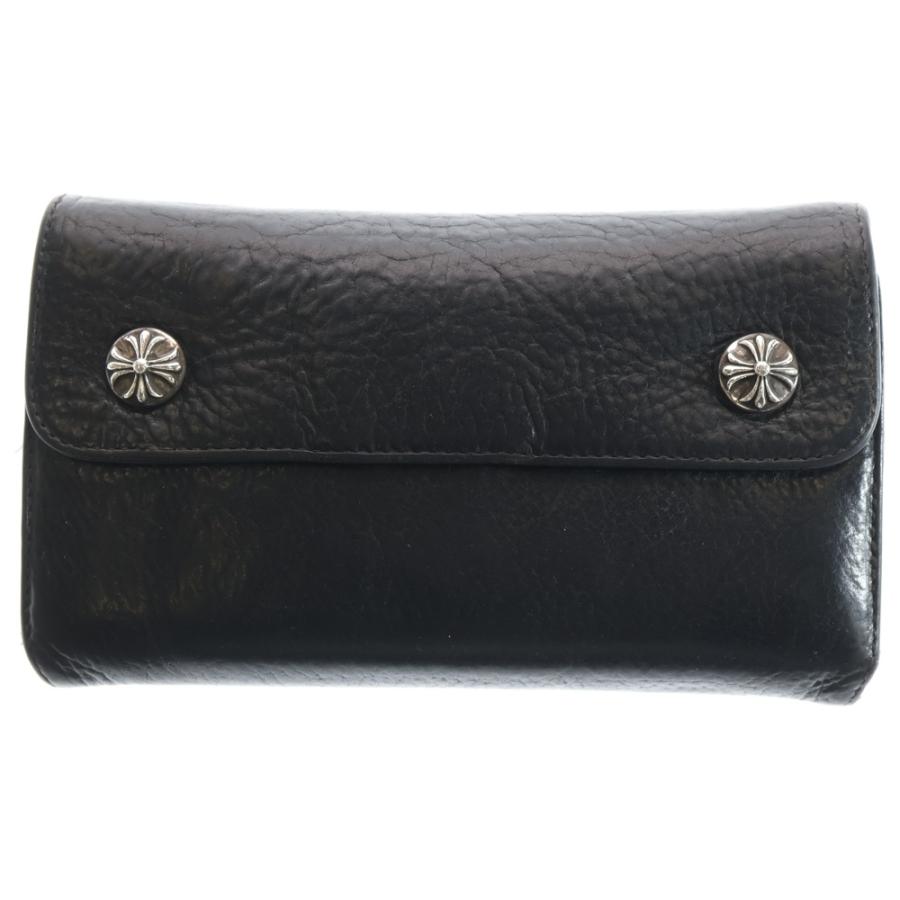 CHROME HEARTS（クロムハーツ） WAVE ウェーブ レザーウォレット 財布