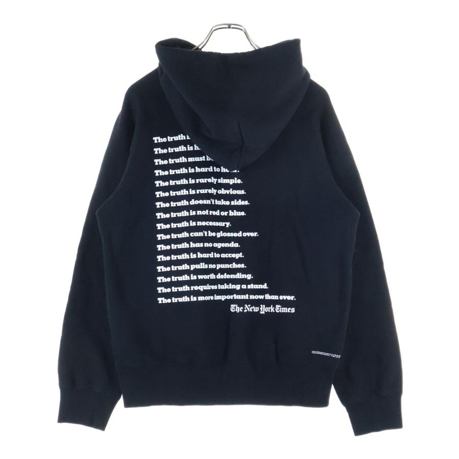 sacai（サカイ） 18AW THE NEW YORK TIMES TRUTH HOODIE トゥルース