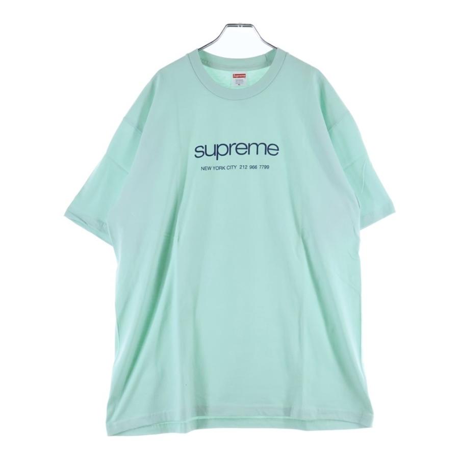 Supreme（シュプリーム） 20SS ShopTee Pale Mint センターロゴ 半袖T