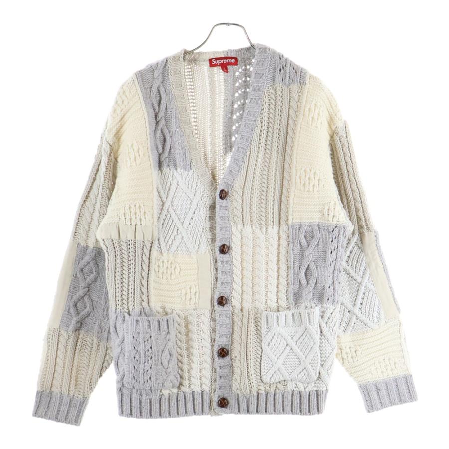 Supreme（シュプリーム） 23AW Patchwork Cable Knite Cardigan パッチ