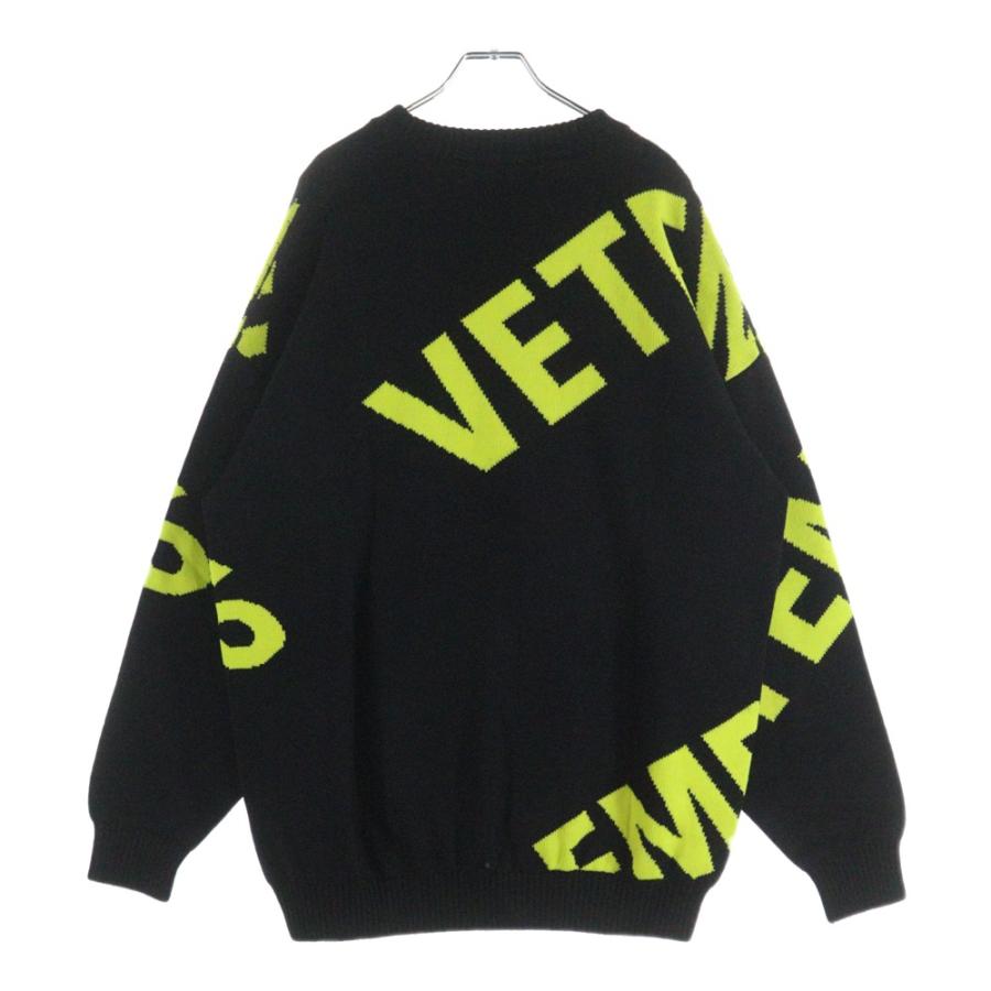 VETEMENTS（ヴェトモン） 22AW GIANT LOGO KNITTED SWEATER 
