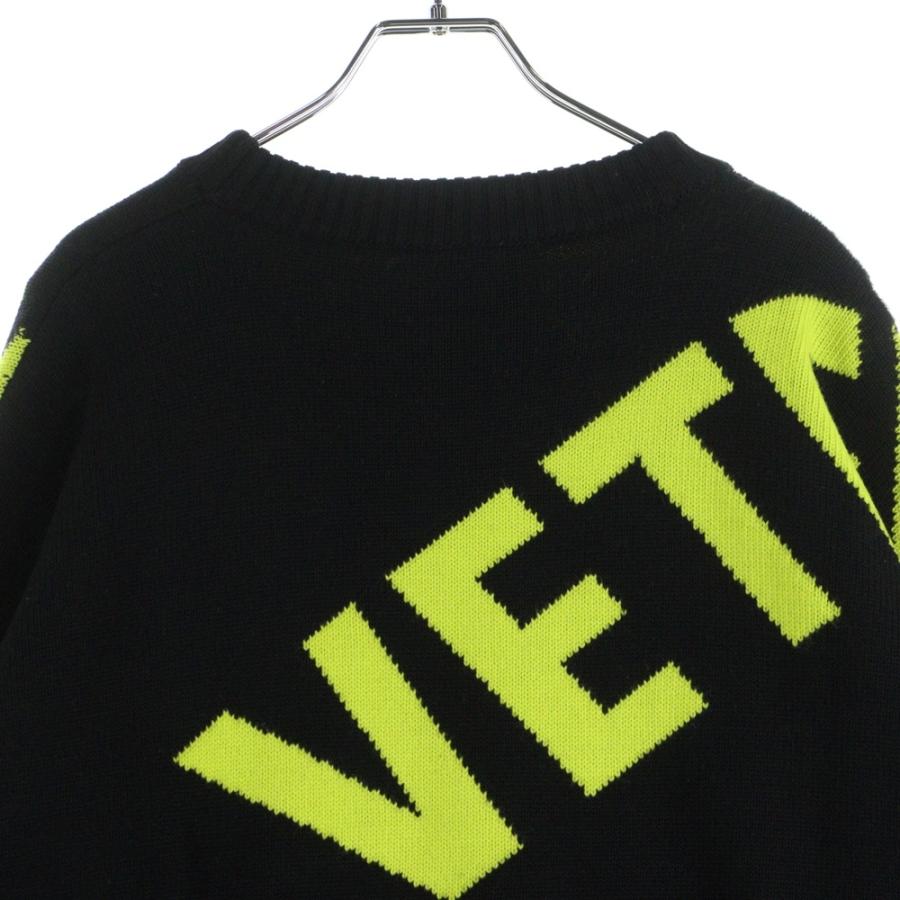 VETEMENTS（ヴェトモン） 22AW GIANT LOGO KNITTED SWEATER 