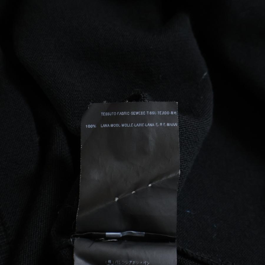 BALENCIAGA バレンシアガ ウール クルーネック 半袖ニットワンピース レディース ブラック 334801 BALENCIAGA（バレンシアガ） ウール クルーネック 半袖ニット