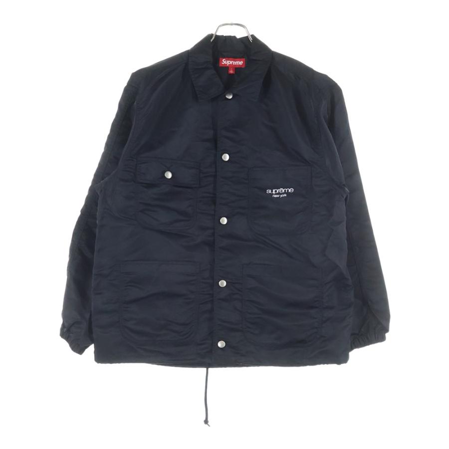 SUPREME シュプリーム　24SS　ナイロンチョアコート S Supreme（シュプリーム） 24SS Nylon Chore Coat フロントロゴ刺繍