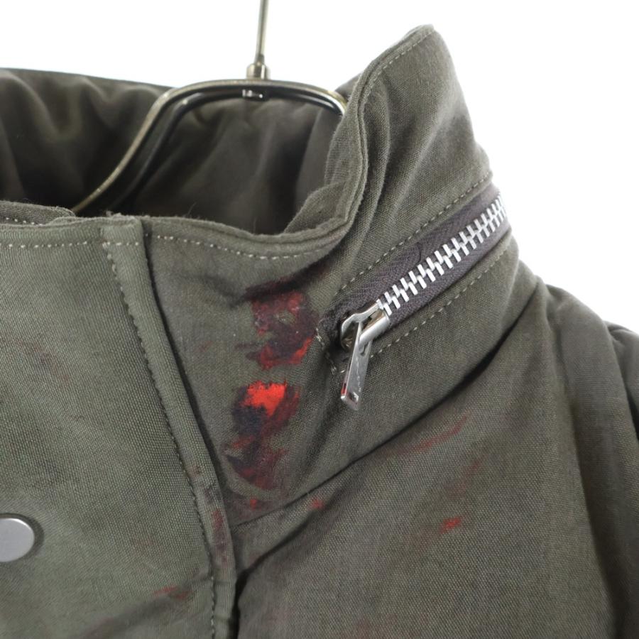cvtvlist カタリスト 21AW ヴィンテージ加工 ペンキロゴ ダウンジャケット グレー 21FW0103T