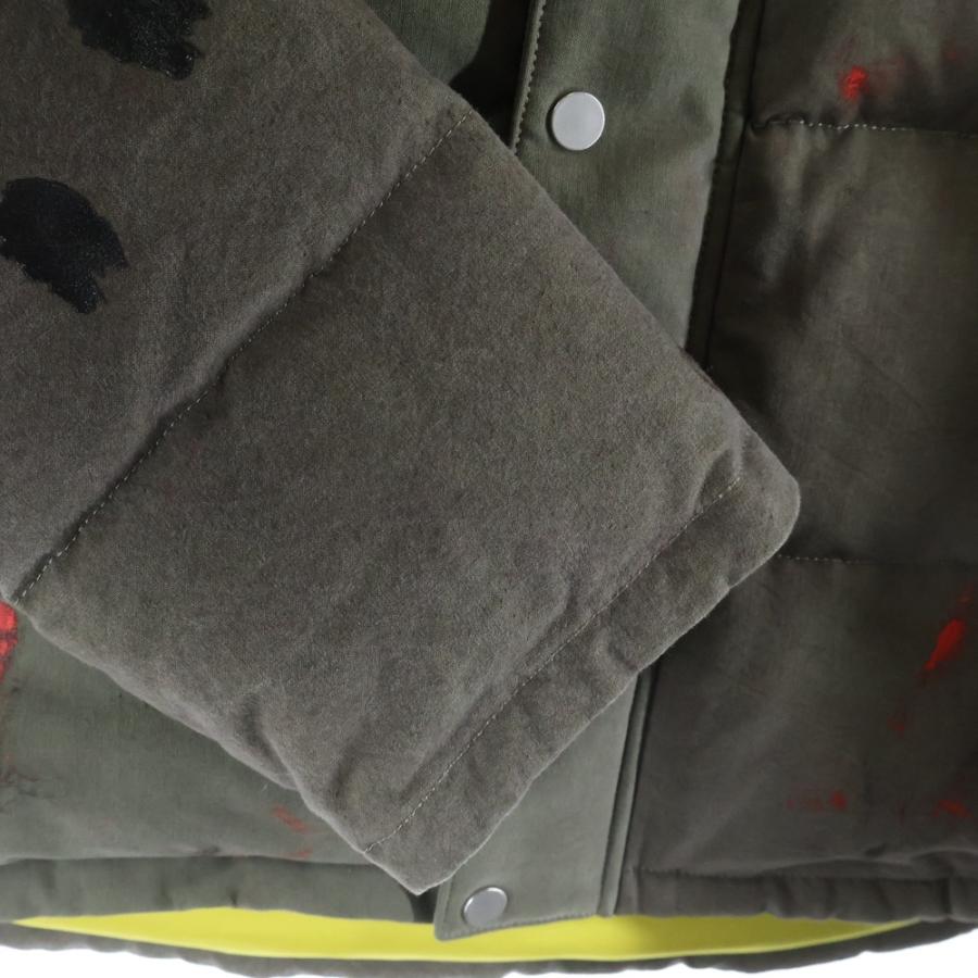 cvtvlist カタリスト 21AW ヴィンテージ加工 ペンキロゴ ダウンジャケット グレー 21FW0103T