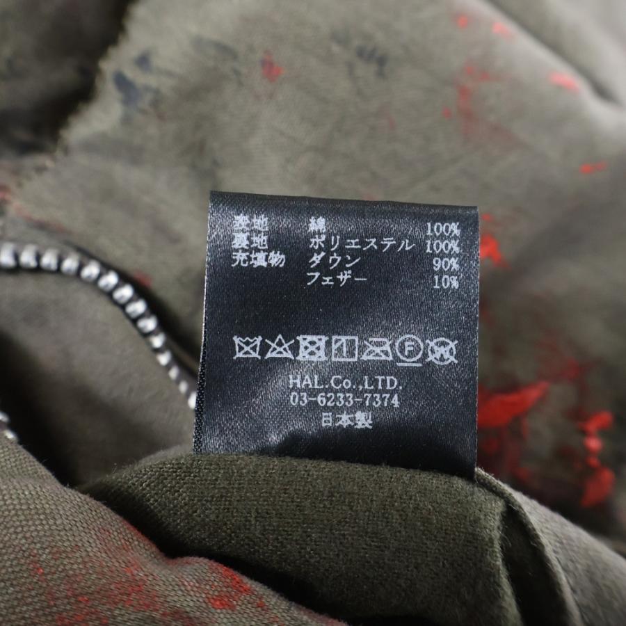 cvtvlist カタリスト 21AW ヴィンテージ加工 ペンキロゴ ダウンジャケット グレー 21FW0103T