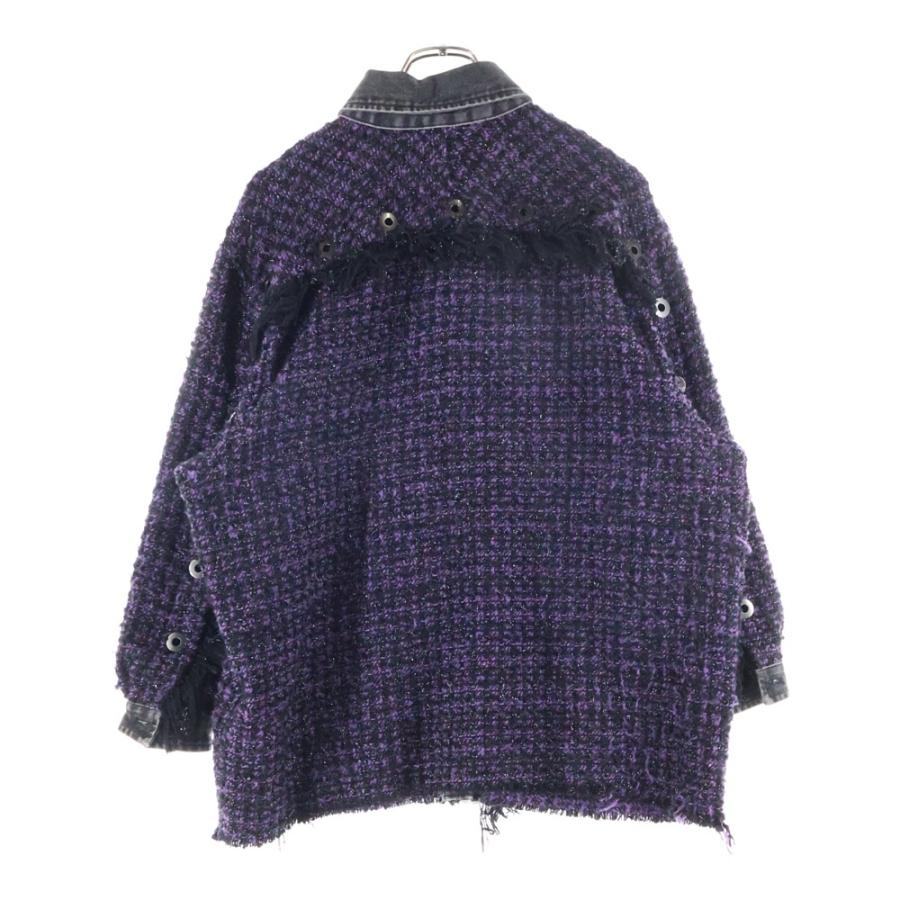 DIESEL（ディーゼル） フリンジデザイン ツイードデニム切り替え