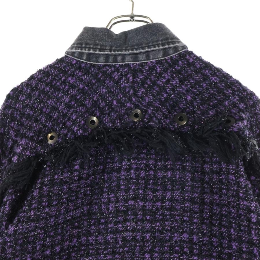 DIESEL（ディーゼル） フリンジデザイン ツイードデニム切り替え