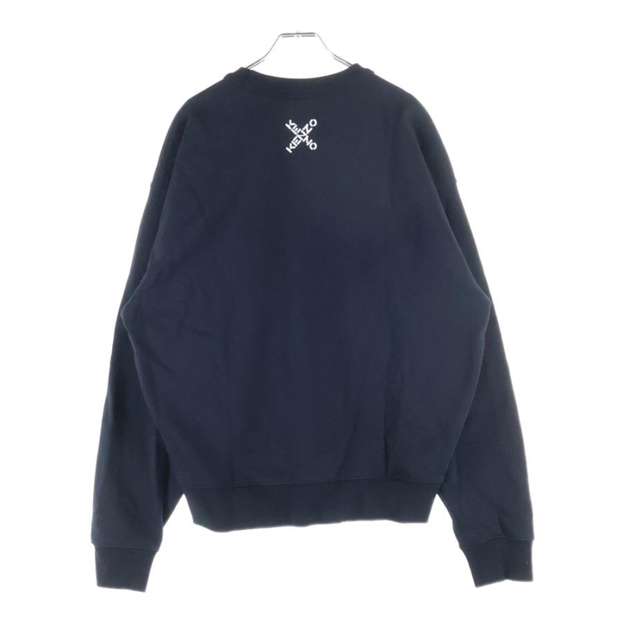 KENZO（ケンゾー） クロス ロゴ プリント スウェット トレーナー